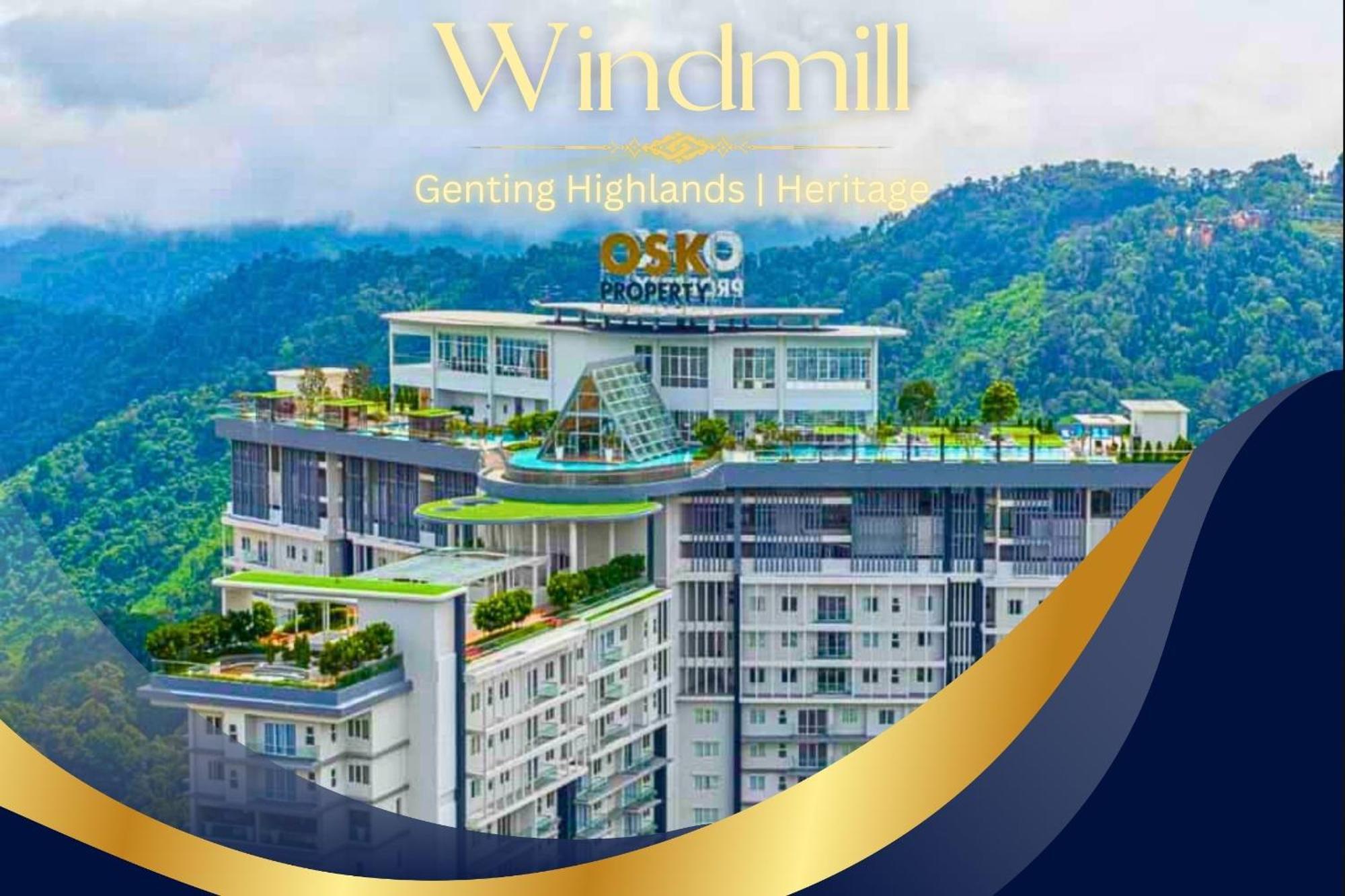 Windmill Upon Hills Luxurious Sky Villa 360 Sky Pool Heated Pool Mountainous Genting View Genting Highland By Heritage 云顶高原 外观 照片